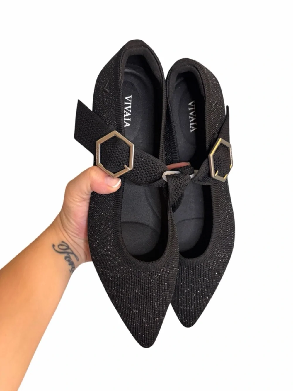 VIVAIA Pointed-toe Mary-Jane Flats‎ (Maria) NWOB 39.5